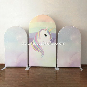 unicorn theme aluminum frame Arch backdrop frame